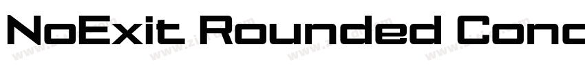 NoExit Rounded Conde字体转换